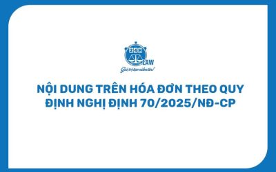 Nội dung trên hóa đơn theo quy định Nghị định 70/2025/NĐ-CP