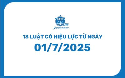 Tổng hợp 13 Luật có hiệu lực từ ngày 01/7/2025