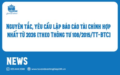 Nguyên tắc lập báo cáo tài chính hợp nhất