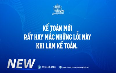 Những lỗi kế toán mới thường gặp